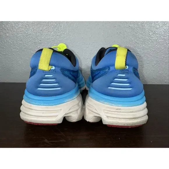 Hoka One Bondi 8 Men's Size 11 D Running Shoes Virtual Blue Swim Day 1123202 VSW - Picture 6 of 12